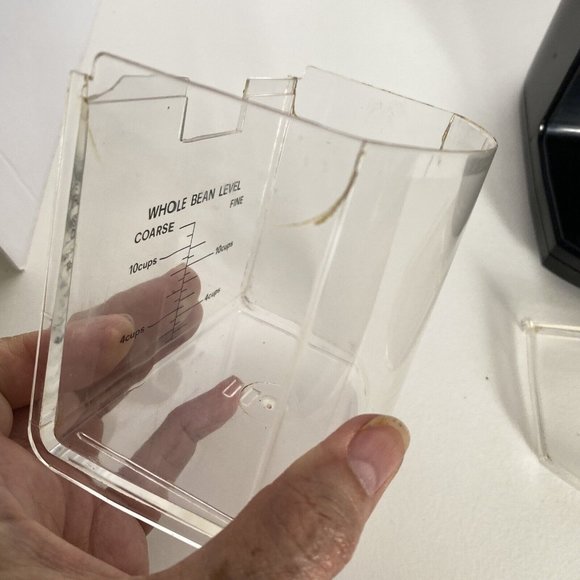 Melitta Electric Coffee Mill Grinder Kitchen Tool Model MEM1B Fine-Course WORKS - Picture 16 of 16